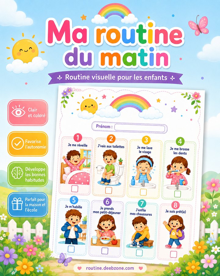 [RT-MORNING-RAINBOW-GARDEN_3] My Morning Routine — Rainbow Garden 3