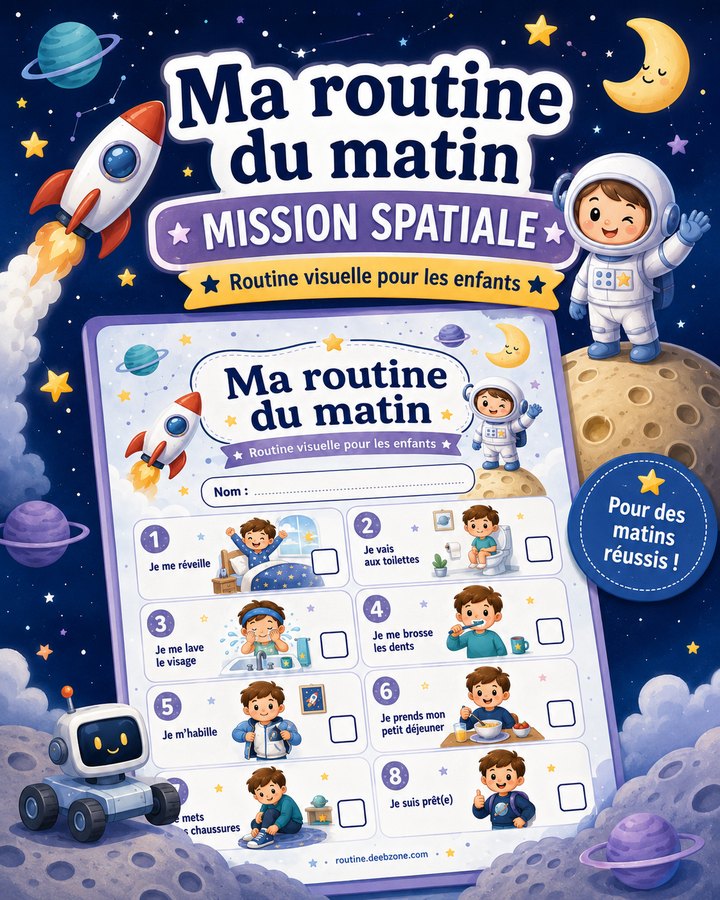 [RT-MORNING-SPACE-MISSION] Ma routine du matin — Mission spatiale