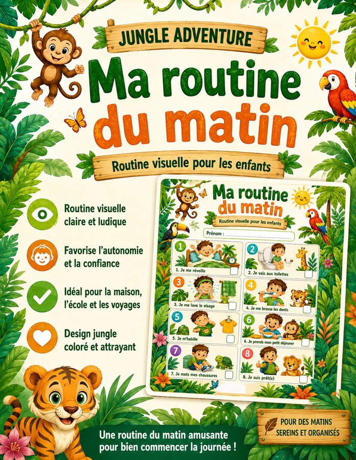 [RS-JUNGLE-MORNING-001] My Morning Routine — Jungle Adventure