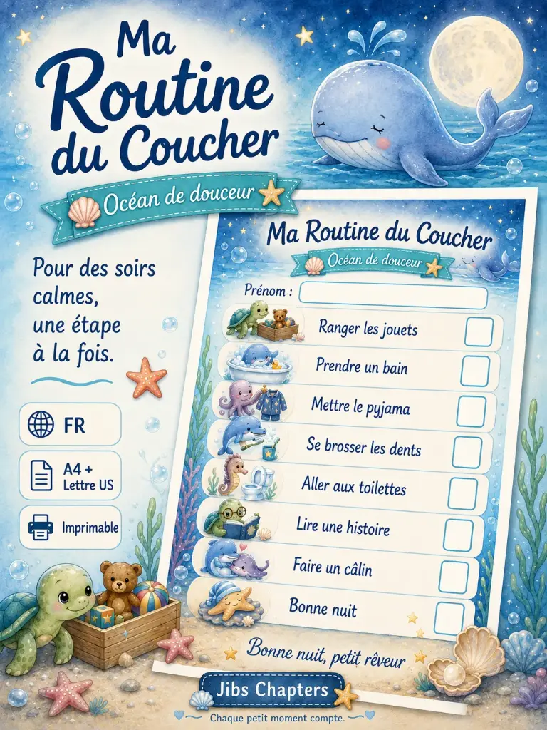 [JC-BR-OCEAN-004] Ma Routine du Coucher – Océan de douceur