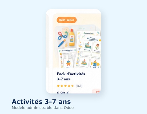 Pack d’activités éducatives 3–7 ans