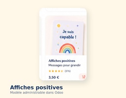 Affiches positives — Je suis capable