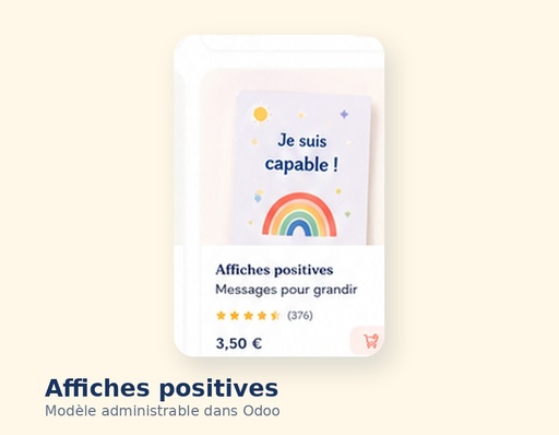 Affiches positives — Je suis capable