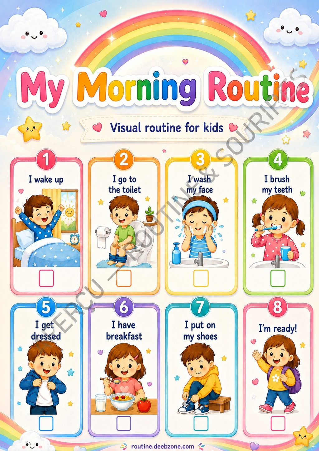 My Morning Routine — Rainbow