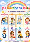 Ma routine du matin — Arc-en-ciel