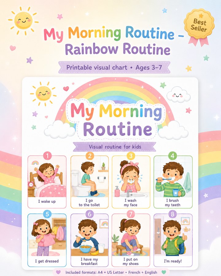 My Morning Routine — Rainbow Garden 3