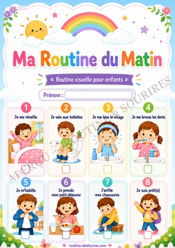 Ma routine du matin — Jardin arc-en-ciel 3
