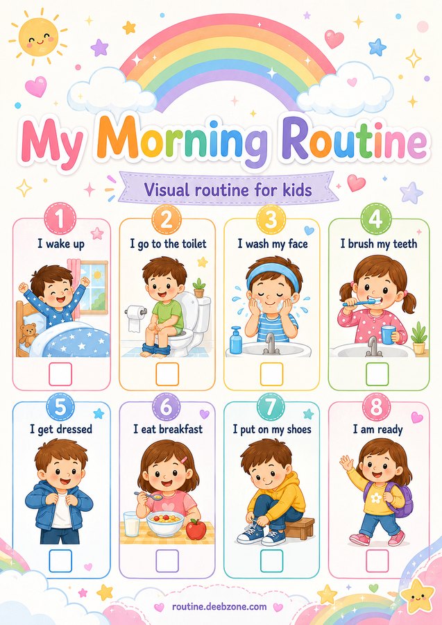 My Morning Routine — Rainbow Garden 4