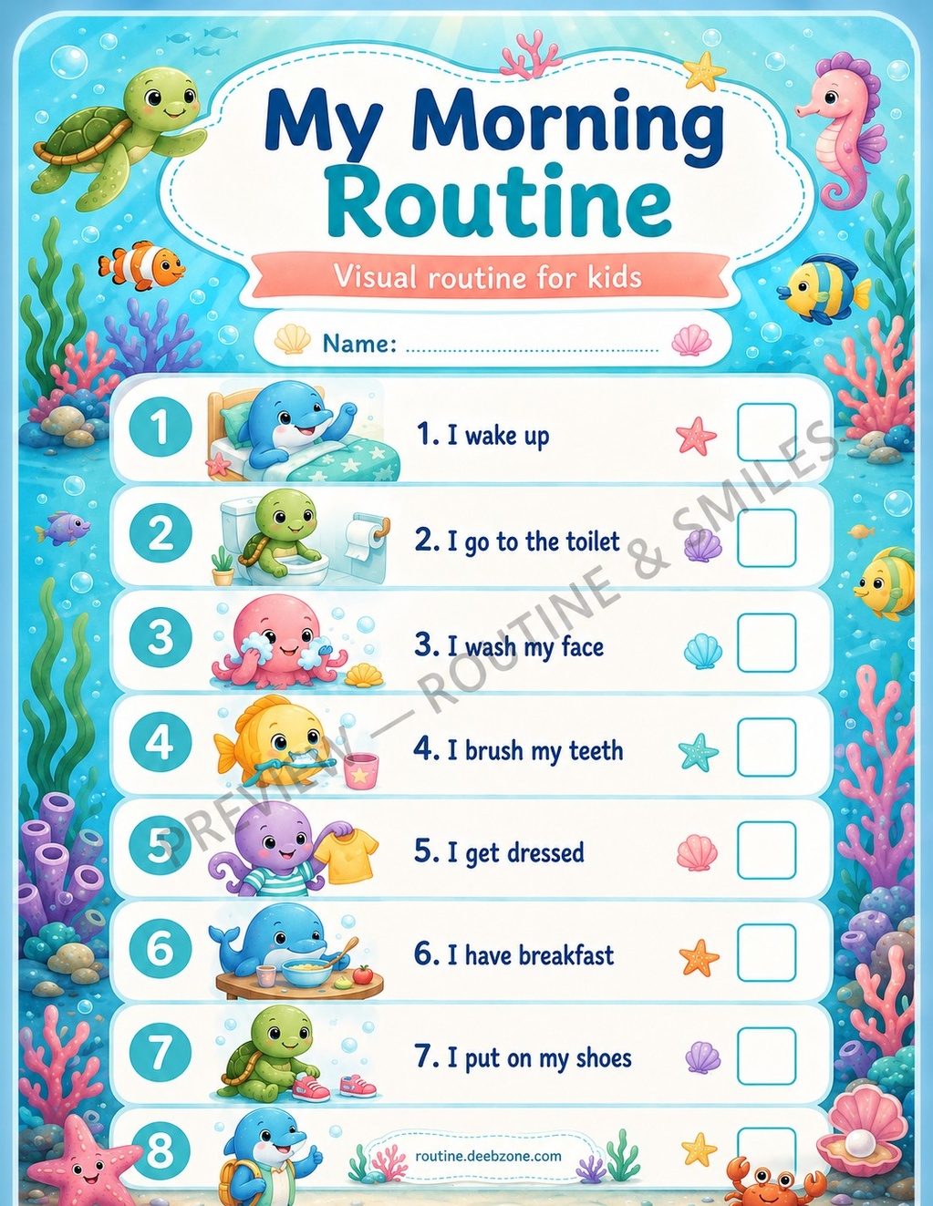 My Morning Routine — Underwater Adventure