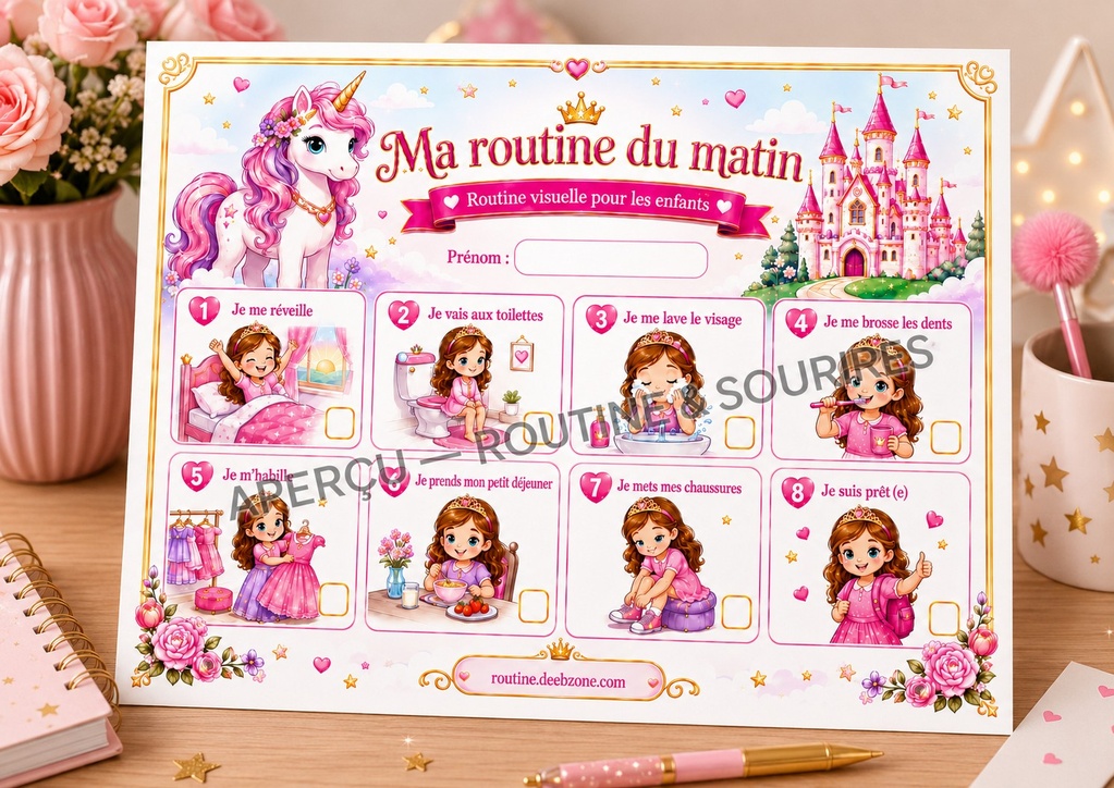 Ma routine du matin — Conte de fées 2