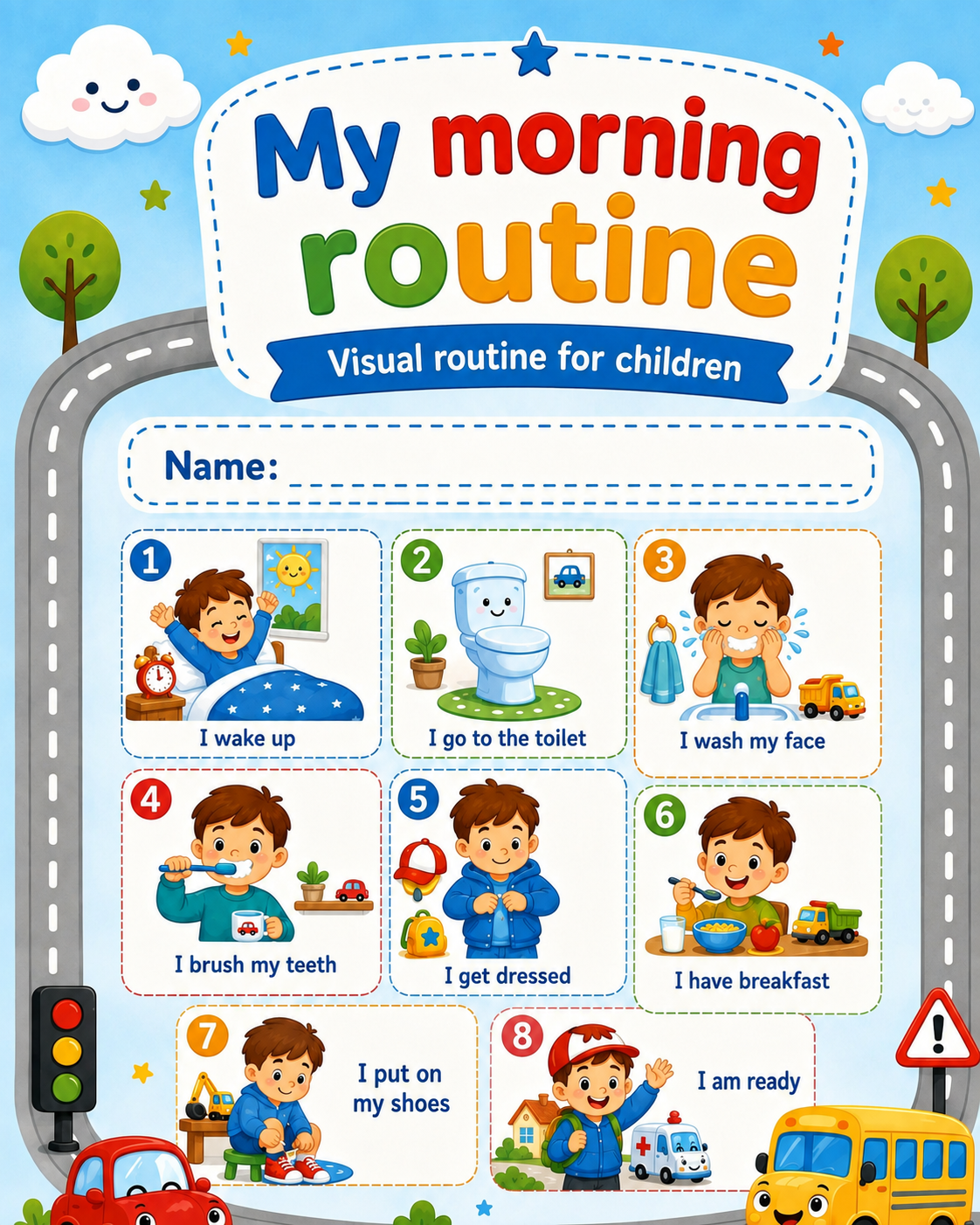 My Morning Routine — Little Vehicles 2