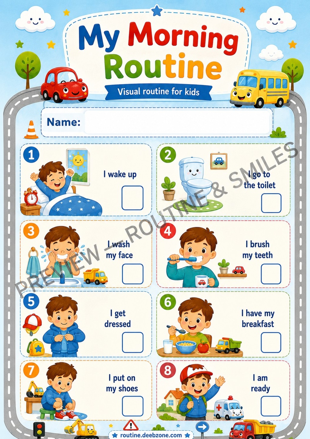 My Morning Routine — Little Vehicles 2
