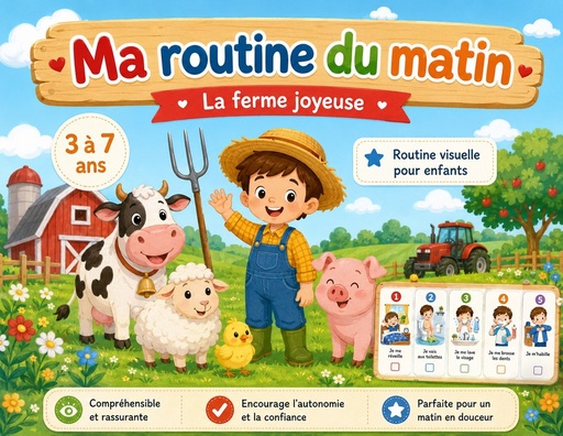 Ma routine du matin — La ferme joyeuse