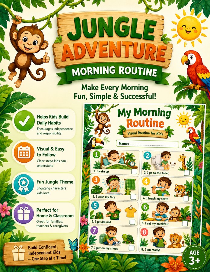 My Morning Routine — Jungle Adventure