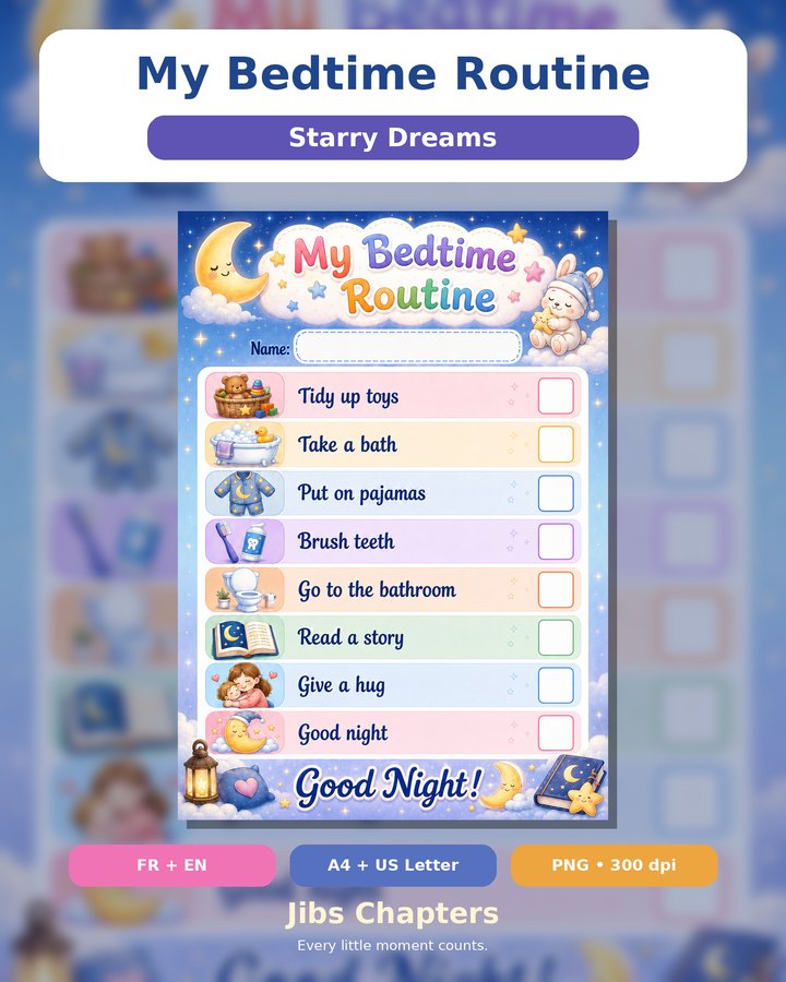 My Bedtime Routine – Starry Dreams