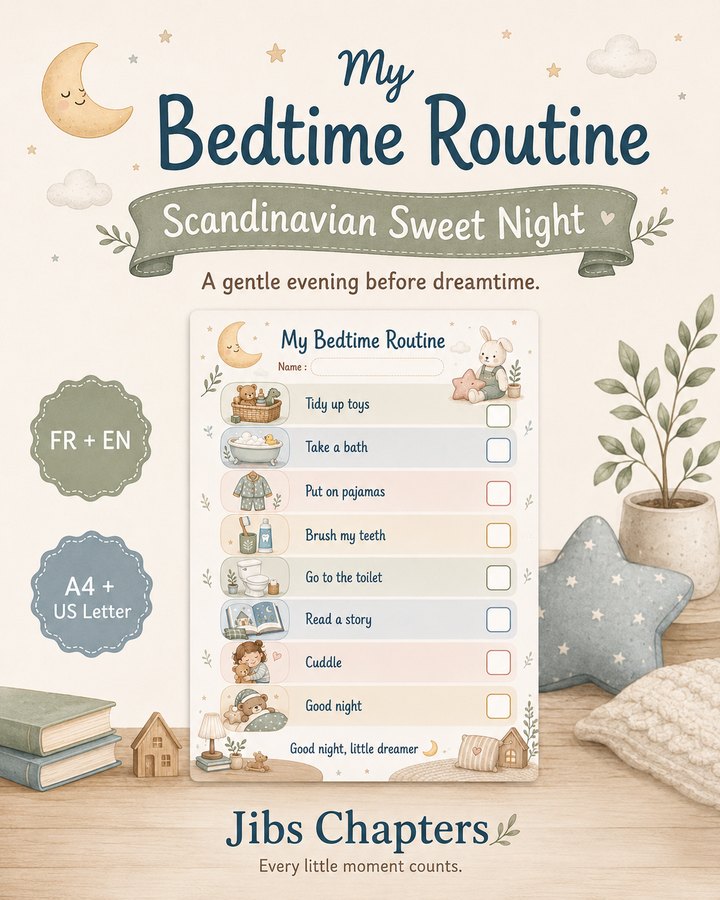 My Bedtime Routine – Scandinavian Sweet Night
