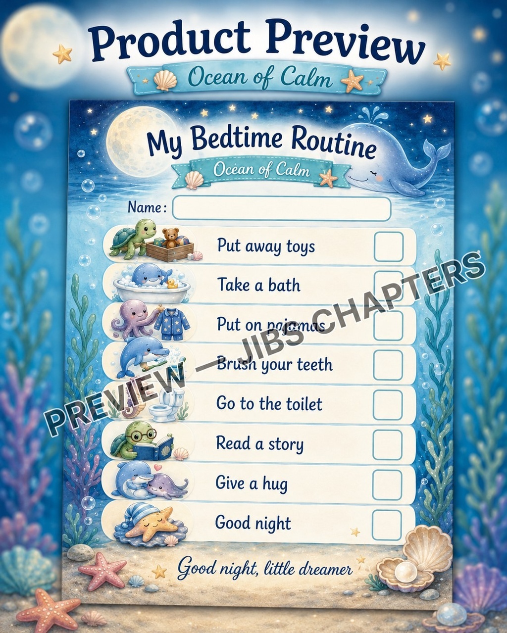 My Bedtime Routine – Ocean of Calm
