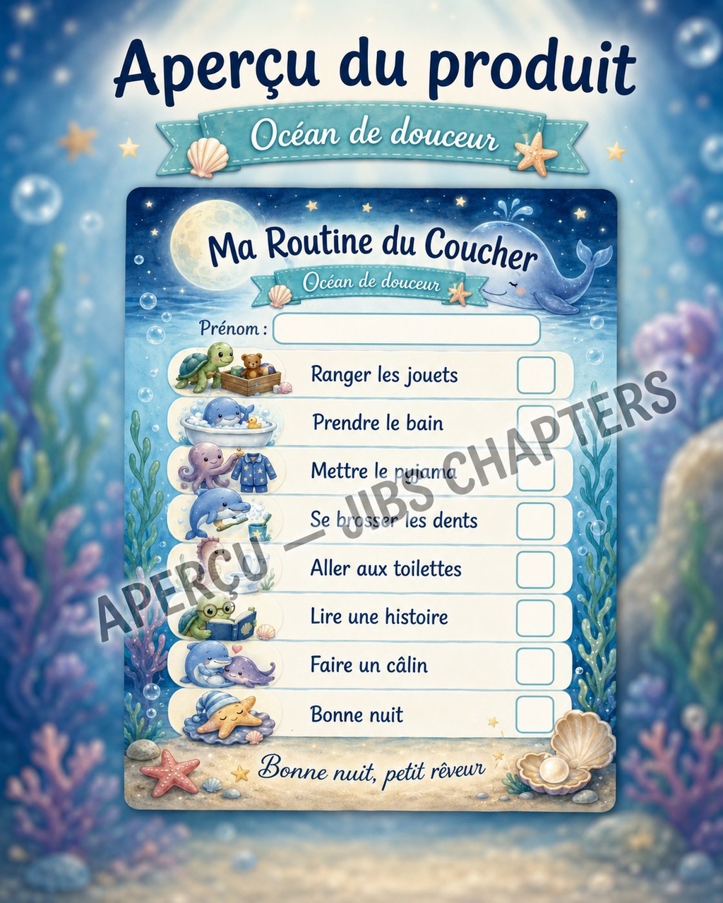 Ma Routine du Coucher – Océan de douceur