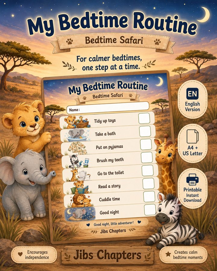 My Bedtime Routine – Bedtime Safari