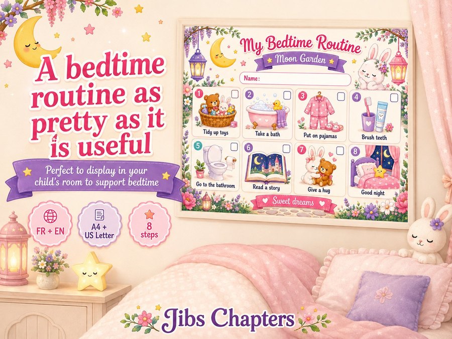 My Bedtime Routine – Moon Garden
