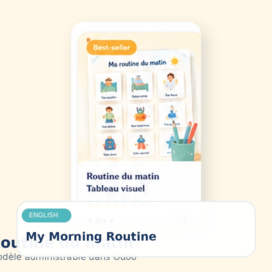 Morning Routine — Visual Chart