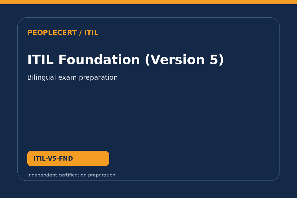 ITIL Foundation (Version 5) — Coaching