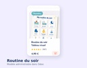 Routine du soir — Tableau visuel